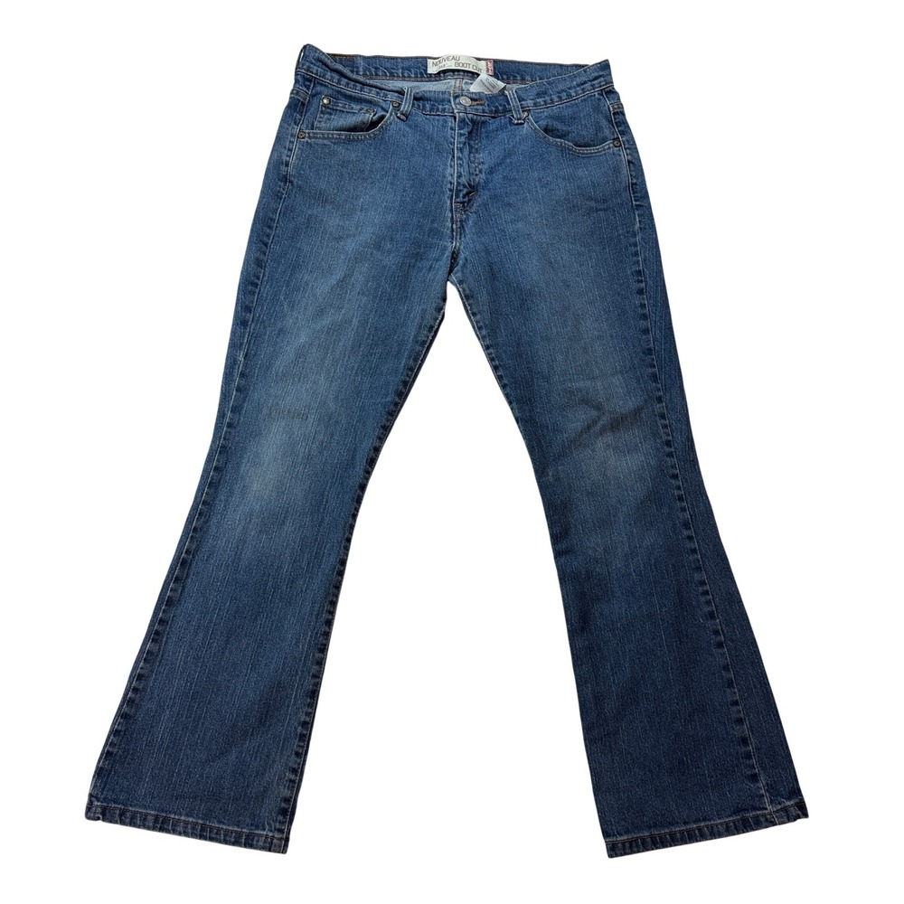 Vintage Levi's Nouveau Boot Cut Jeans Womens 12S Medium Wash Stretch Denim 515